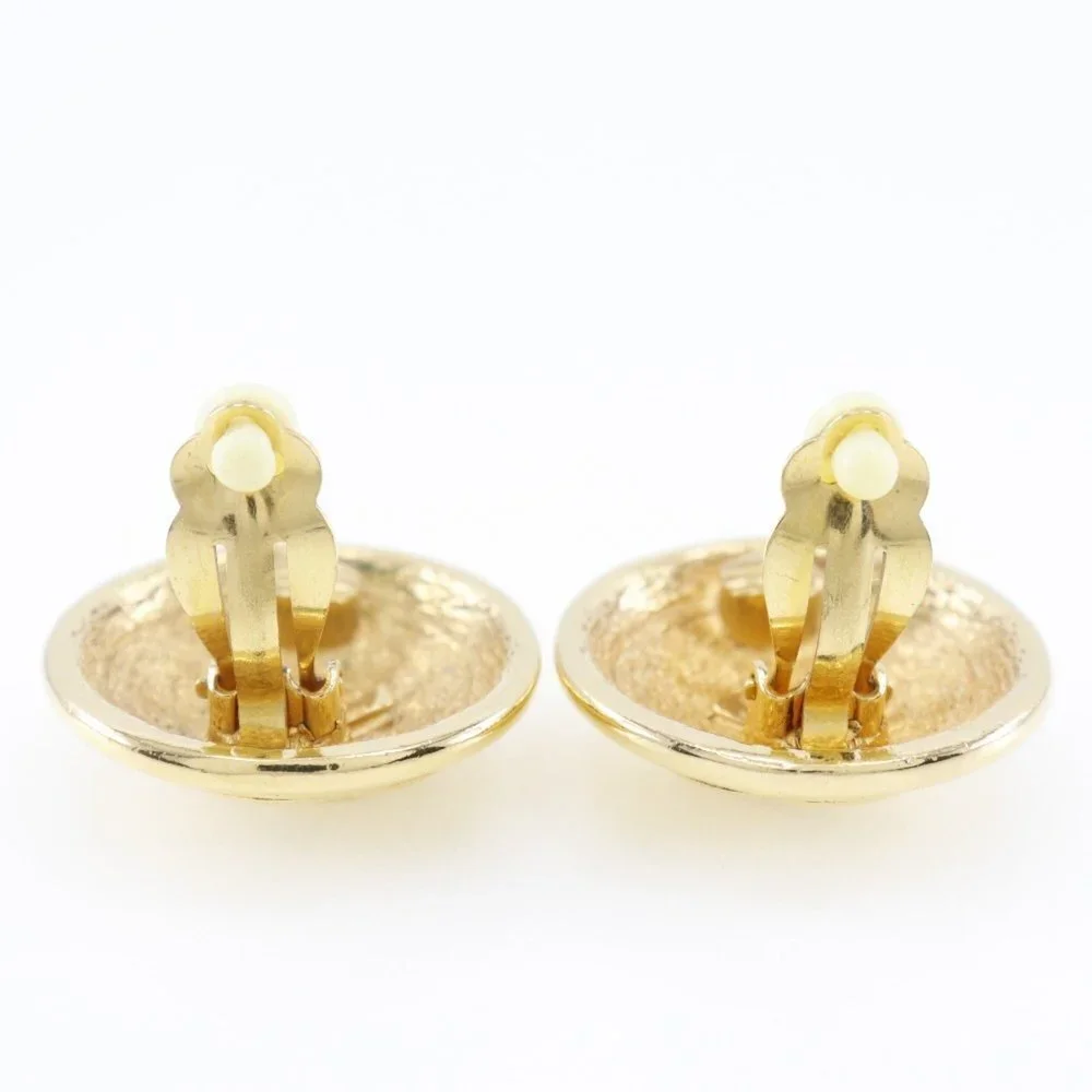 CHANEL Vintage Gold Earrings